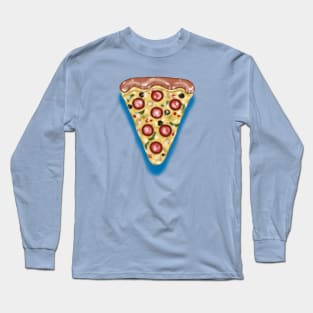 Pizza Pool Float Long Sleeve T-Shirt